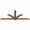 Ekena Millwork Redmond Smooth Timber Gable Bracket, Western Red Cedar, 96"W x 40"H x 1 1/2"D x 5 1/2"F, 10/12 Pitch GBW096X40X0206RED00SWR - alternate 5